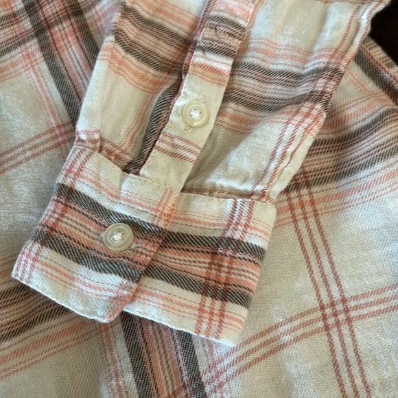 Jessica Simpson Long Sleeve Button Down Plaid Size S - Picture 10 of 11